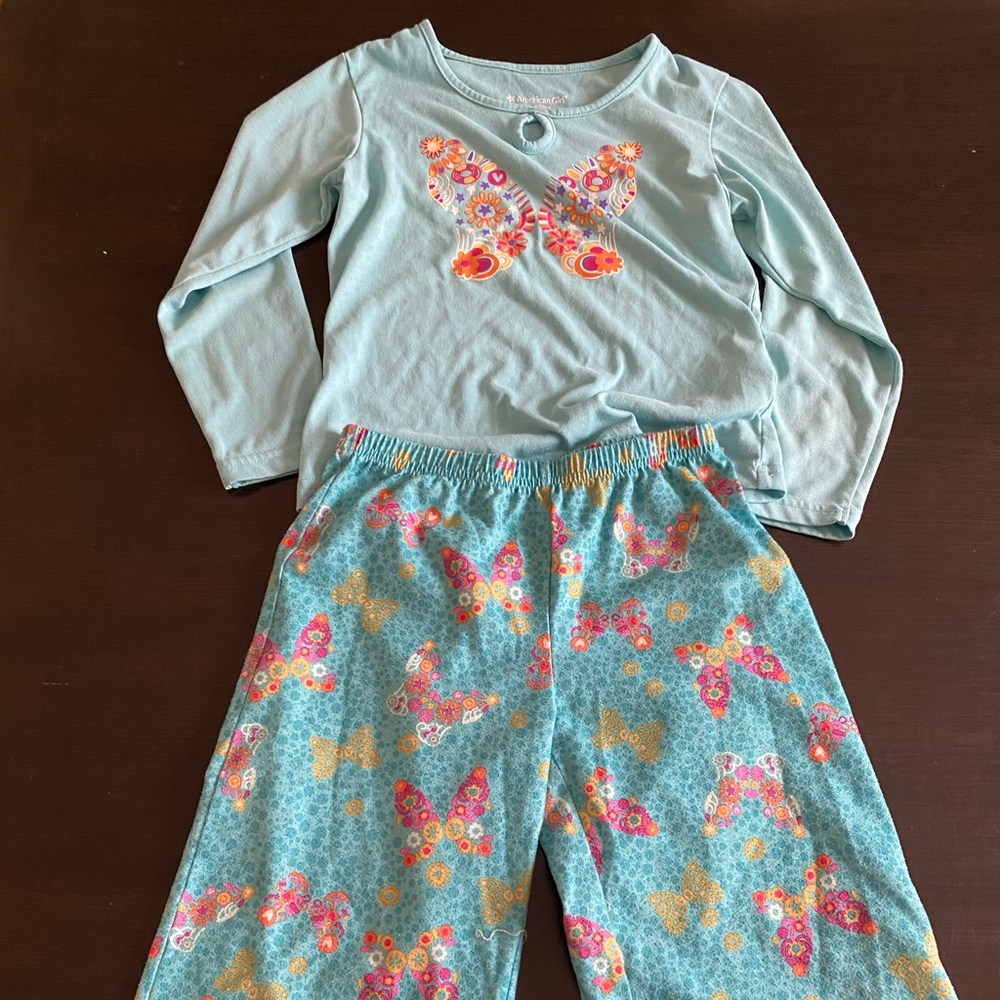 American Girl PJ set - Size 6